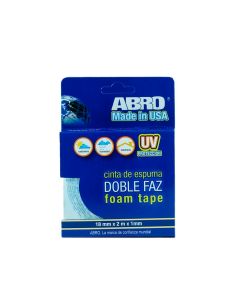 CINTA ESPUMA DOBLE FAZ 18MMX2M ABRO