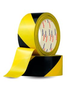 CINTA DE MARCACION AMARILLO NEGRO DE 33 METROS X 48 MILIMETROS PEGAFAN