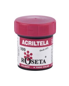 ACRILTELA MATE NEGRO DE 30 CENTIMETROS CUBICOS ROSETA