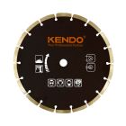 DISCO CORTE DIAMANTE SEGMENTADO 230 MM / 9" X 16 / 20 / 22 / 25 MM KENDO