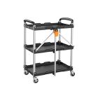 CAJA DE HERRAMIENTAS PLEGABLE DE METAL 65.8 X 42.5 X 85.5 CM KENDO