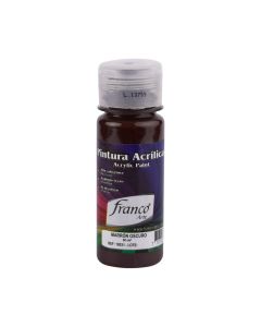 PINTURA ACRIL MARRON-INTENSO 60ML FRANCO