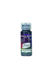 pintura acrilica negro metalizado franco