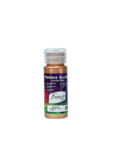PINTURA ACRIL BRONCE METALIZ 60ML FRANCO