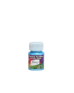 PINTURA ACRIL AZUL-CLARO METALIZ 30ML FRANCO