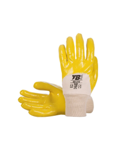 GUANTE ALGODON NITRILO AMARILLO #9 BODERO