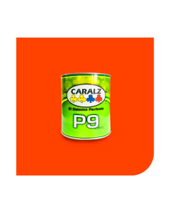 PINTURA POLIESTER COLOR ROJO TRANSPARENTE 335 LITRO CARALZ
