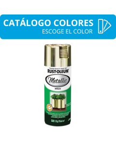 PINTURA EN SPRAY METALICO BRILLANTE RUST OLEUM