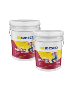 COMBO MASTER LATEX BLANCO 2 CANECAS