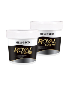 COMBO 2 CANECAS ROYAL ELASTOM&Eacute;RICO BLANCO MATE