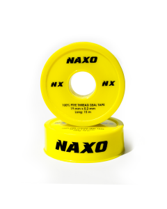 CINTA TEFLON AMARILLO 19MM X 0.2MM 15MT NAXO