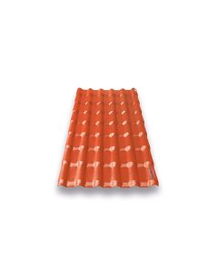 TEJA PVC TERRACOTA 6.35X1.04MTX 2.5MM DURAMIT