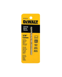 BROCA METAL HSS 3/16" DEWALT