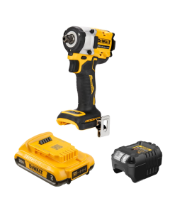 LLAVE IMPACTO INALAMBRICA 1/2P 610NM 20V+BAT 2AH DEWALT