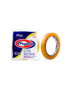 CINTA CELOFAN TRNSPARENTE 12MMX65.8M 72YD PEGAFAN