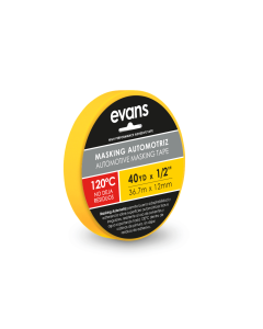 MASKING AUTOMOTRIZ 120°C 12MM 40YD EVANS