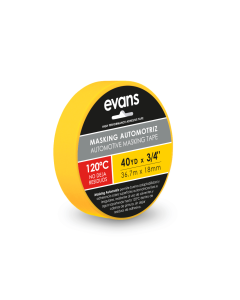 MASKING AUTOMOTRIZ 130°C 18MM 40YD EVANS