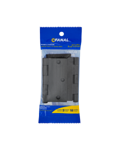 BISAGRA 3UN 3-1/2" X 3-1/2" NEGRO MATE CON TORNILLOS FANAL