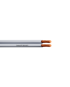 rollo cable gemelo flex blanco