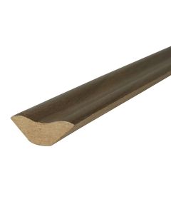 PERFIL CONCAVO DE 1/4 BROWN OAK DE 2.5 CENTIMETROS X 2.4 METROS HARDUTSH