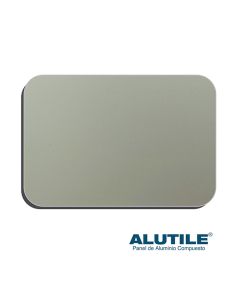 Panel de aluminio alutile champagne silver de 1.55 x 5.8 metros x 4 milímetros