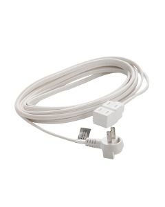 EXTENSION ELECTRICA CUBE TAPS 2X16AWG 10 METROS BLANCO CORDS