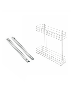 cesta lateral mueble acero inoxidable italco  