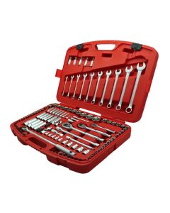 Juego de 123 unidades de copas llaves mixtas con mango de 1/4 - 3/8 - 1/2 pulgadas JTC TOOLS