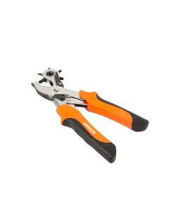 PINZA SACABOCADOS GIRATORIA CON 6 DIAMETROS DE 2 A 4.5MM CON MANGO GOMA KENDO