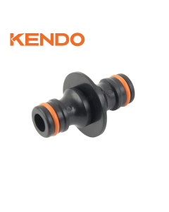Conector para acoplar 2 mangueras de jardín KENDO