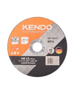 DISCO CORTE METAL 100X2MMX5/8 PLANO KENDO