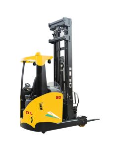 MONTACARGAS ELECTRICO PASILLO ANGOSTO CHL LITIO 2TN MASTIL 8.5MT MUTH