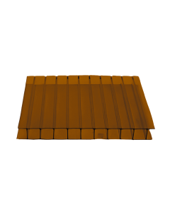 POLICARBONATO BRONCE DE 8 MM X 11.98 M X 2.1 METROS DE ANCHO POLYRISE