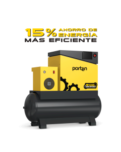 COMPRESOR DE TORNILLO 10 HP / 37.4 CFM (145 PSI) / 350 LITROS / 220V/3