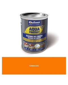 Impermeabilizante Silicona L&iacute;quida MS Aqua Protect Terracota 5 KG