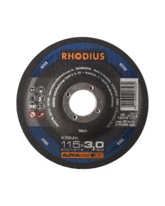 Disco de corte de metal de 41/2 x 1/8 pulgada CD ALPHA RHODIUS