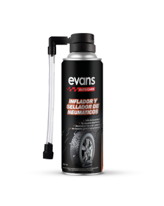 SPRAY INFLADOR Y SELLADOR NEUMATICOS 400ML EVANS