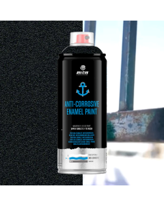 SPRAY PRO ESMALTE ANTICORROSIVO NEGRO FORJA 400ML MONTANA