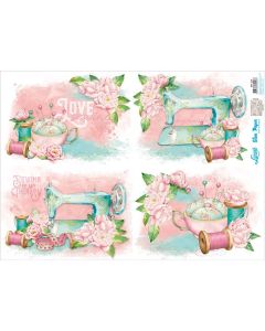 Papel slim máquina de coser Litoarte
