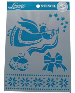 Stencil navidad mediano Litoarte