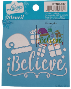 Stencil navidad Litoarte