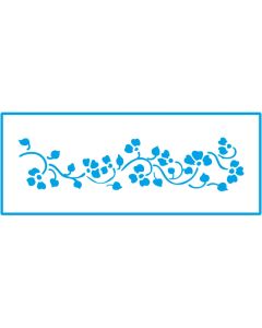 Stencil mini flores Litoarte