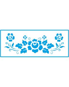 Stencil flores Litioarte