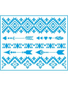 Stencil flecha Litoarte