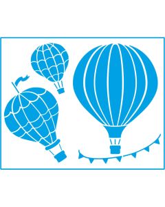 Stencil globo aerostático Litoarte
