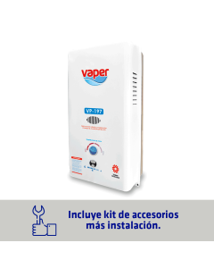 CALEFON GAS PREMIUM 26LT + ACCESORIOS VAPER