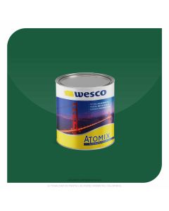 PINTURA ATOMIX VERDE ESMERALDA LITRO WESCO