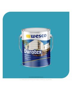 PINTURA DURATEX TURQUESA PARA EXTERIOES E INTERIORES GALON WESCO