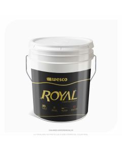 PINTURA ROYAL MATE BLANCO INTERIORES Y EXTERIORIORES CANECA WESCO