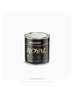PINTURA ROYAL MATE BLANCO EXTERIOR LITRO WESCO